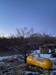 Yellow Submarine - Propane Tank - Chimayo, NM 2019